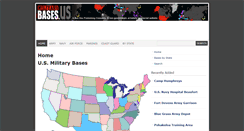 Desktop Screenshot of militarybases.us