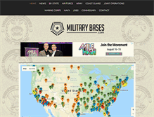 Tablet Screenshot of militarybases.com